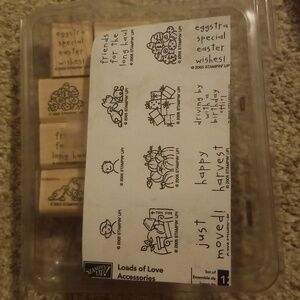 Stampin Up Loads of Love Accessories stamp set.